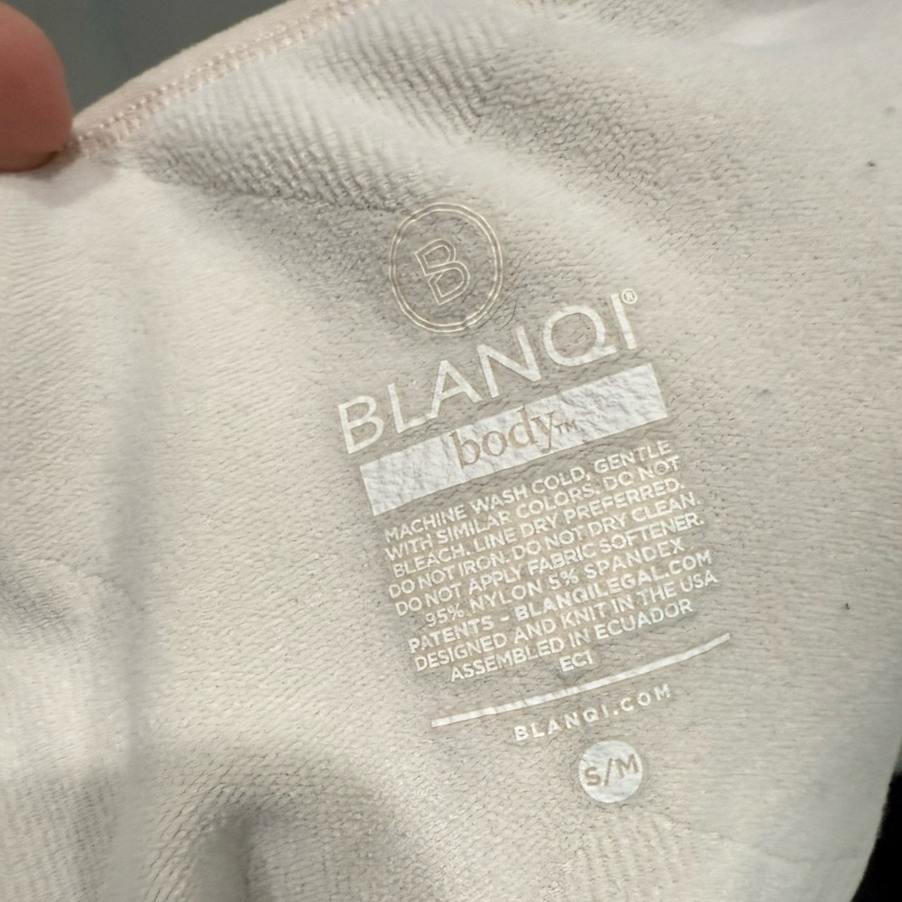 BLANQI Soft White Bodysuit for maternity support